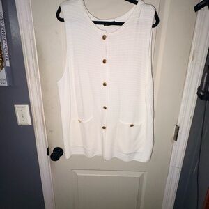 PRETTYGARDEN Button-Up Sweater Vest Top | XXL